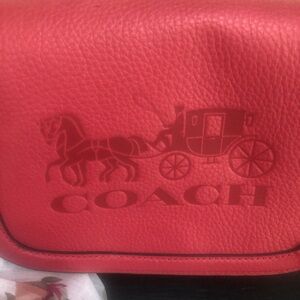 Coach Vibrant Red Crossbody